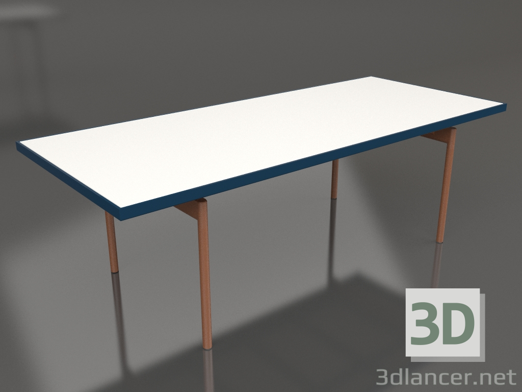 3d модель Стол обеденный (Grey blue, DEKTON Zenith) – превью