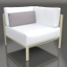 3d model Sofa module, section 6 (Gold) - preview