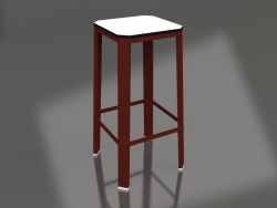 Tabouret haut (Vin rouge)