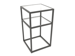 Square cabinet (GLASS, 40x40x70)