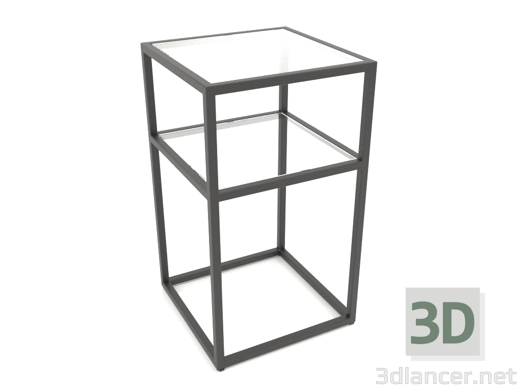 3d model Mueble cuadrado (VIDRIO, 40x40x70) - vista previa