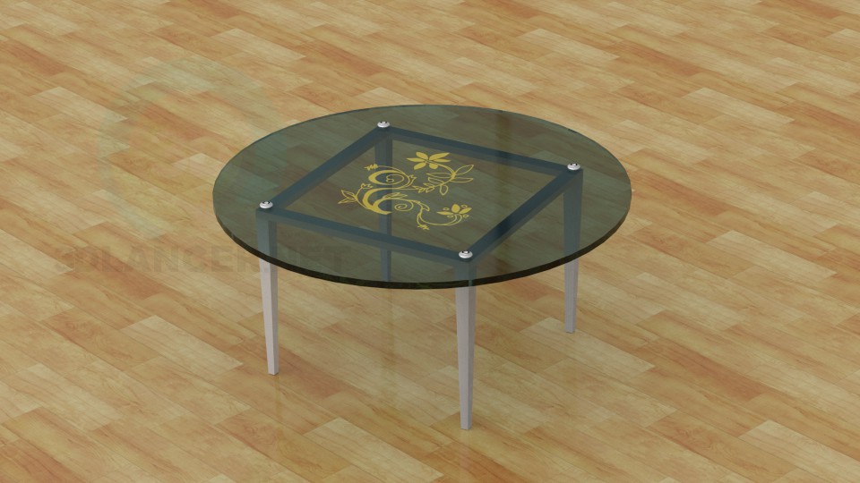 modèle 3D Table basse - preview