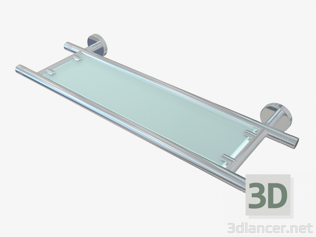 3d model Glass shelf CANYON (L 500) - preview