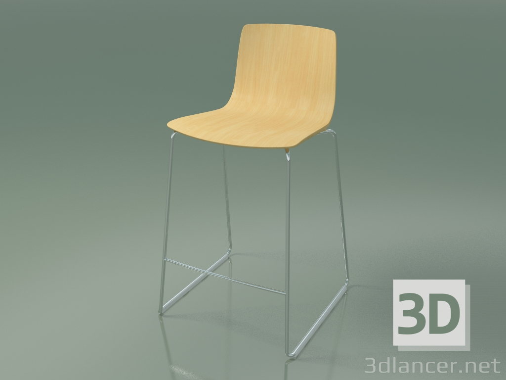 modèle 3D Chaise de bar 3911 (bouleau naturel) - preview