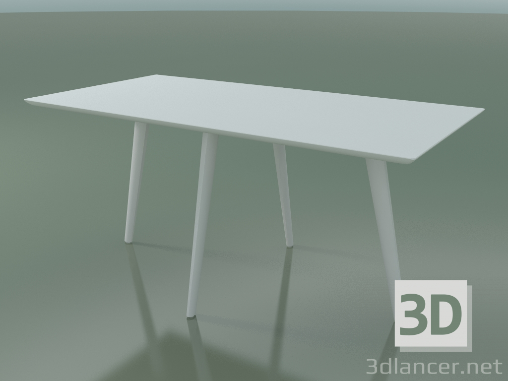 3d model Rectangular table 3504 (H 74 - 160x80 cm, M02, L07, option 1) - preview