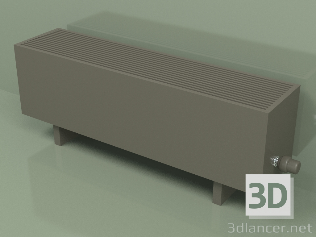 Modelo 3d Convector - Aura Basic (280x1000x236, RAL 7013) - preview