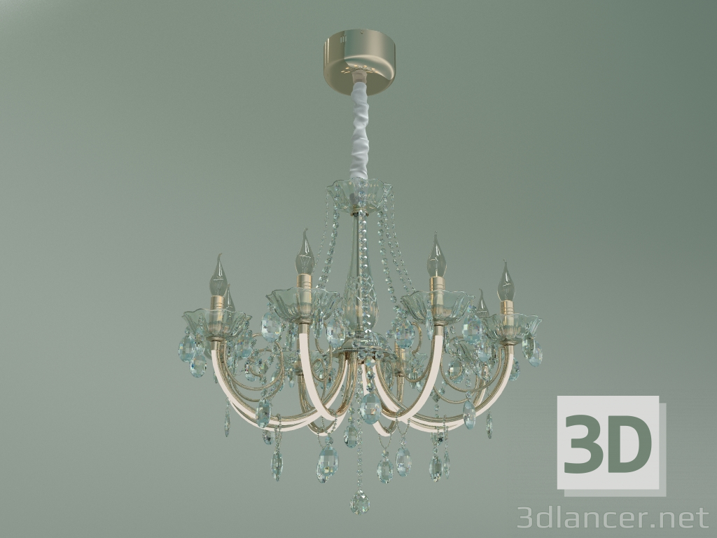 modello 3D Lampadario a sospensione 412-8 (Strotskis) - anteprima