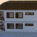 3d model Two-storey house with an attic - preview