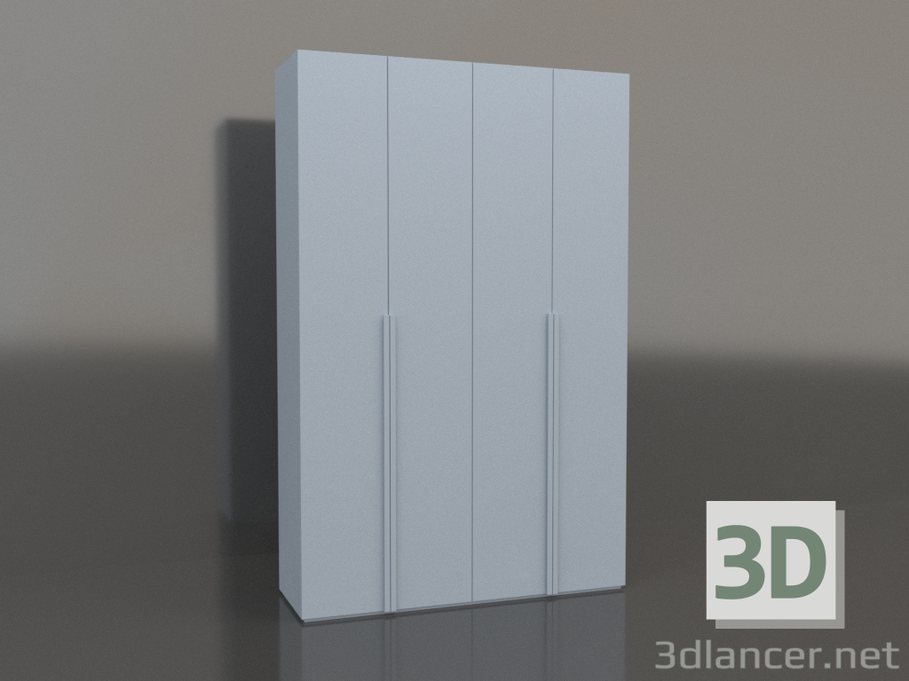 3d model Wardrobe MW 02 paint (1800x600x2800, blue sky) - preview