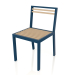 3d model Dining chair (Grey blue) - preview