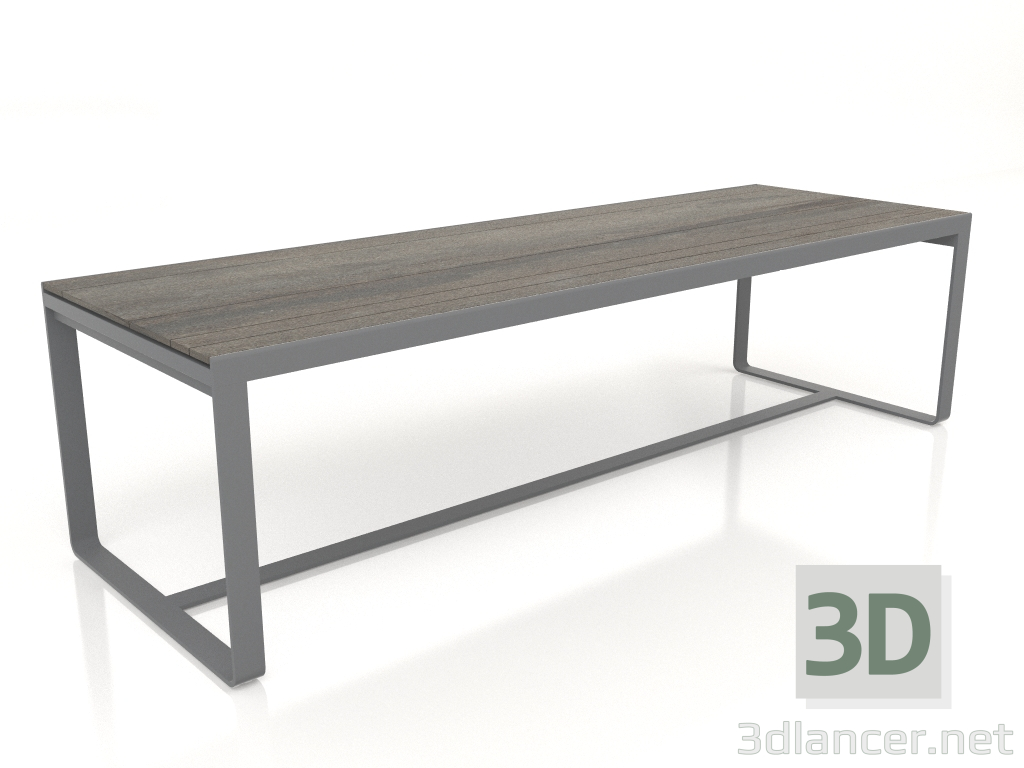 3d модель Стол обеденный 270 (DEKTON Radium, Anthracite) – превью