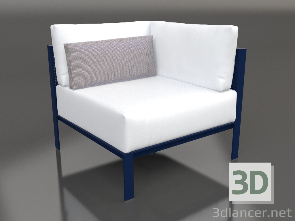 3d model Módulo sofá, sección 6 (Azul noche) - vista previa