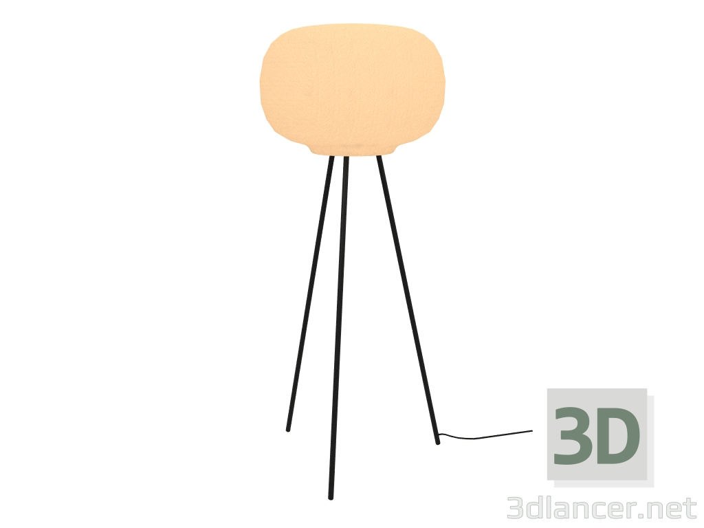 modèle 3D Lampadaire en papier VIPP581 - preview