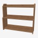 3d model Bookcase low - preview