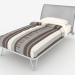 3d model Cama individual Essentia - vista previa