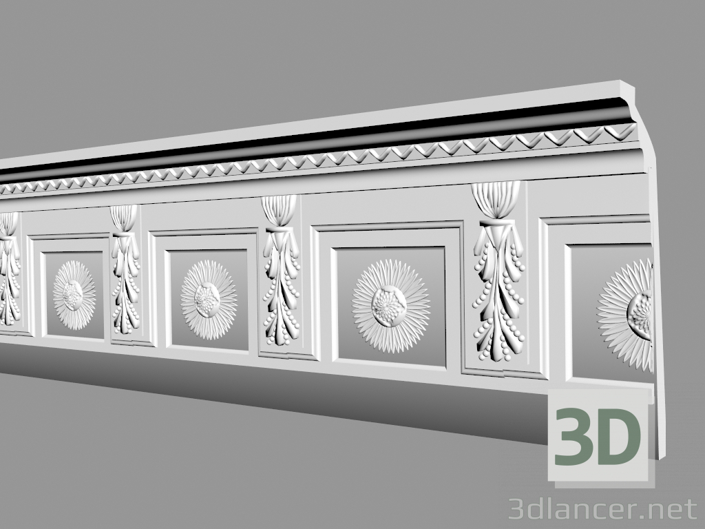 modello 3D Cornice C101 - anteprima