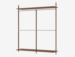 Shelving with solid shelves