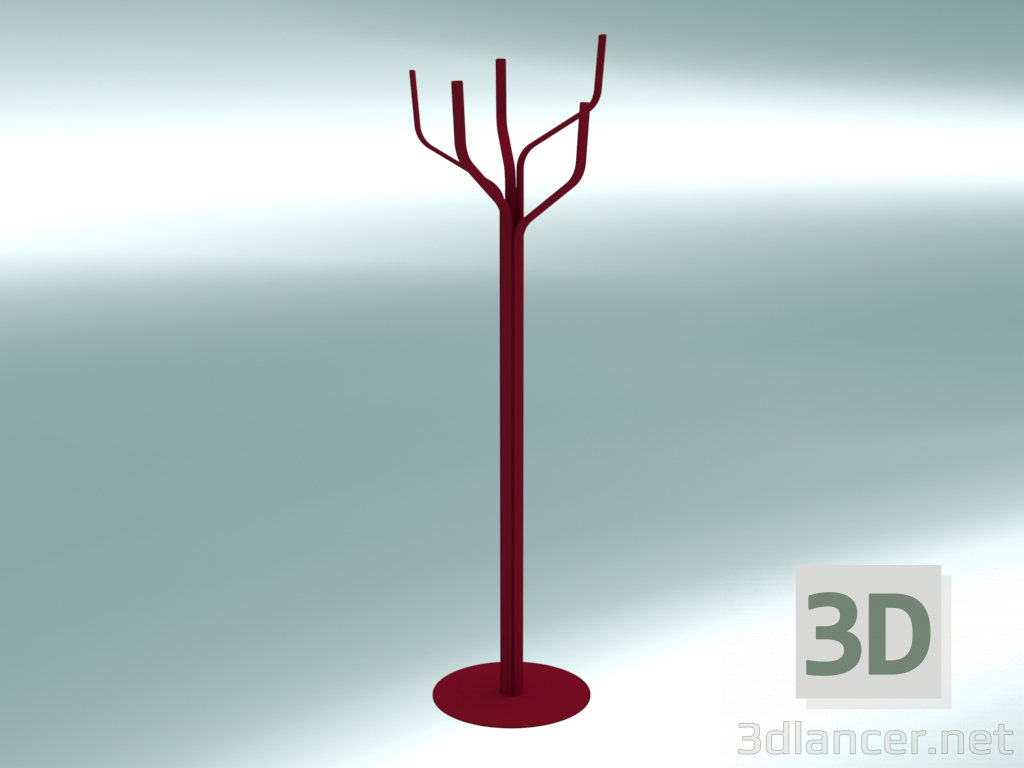 3D modeli Tasarımcı elbise askısı ALBERO - önizleme