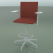 3d model Low back stool 6507 (5 legs, with removable padding, 3D adjustable armrest XL, V12) - preview