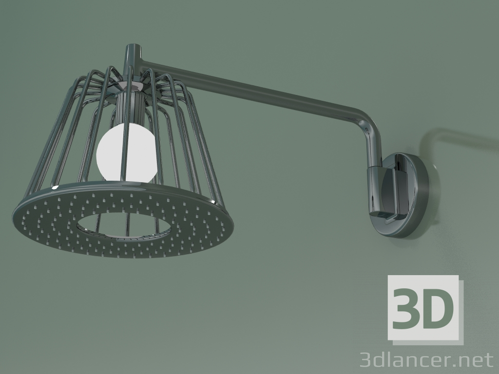 3d model Overhead shower (26031330) - preview