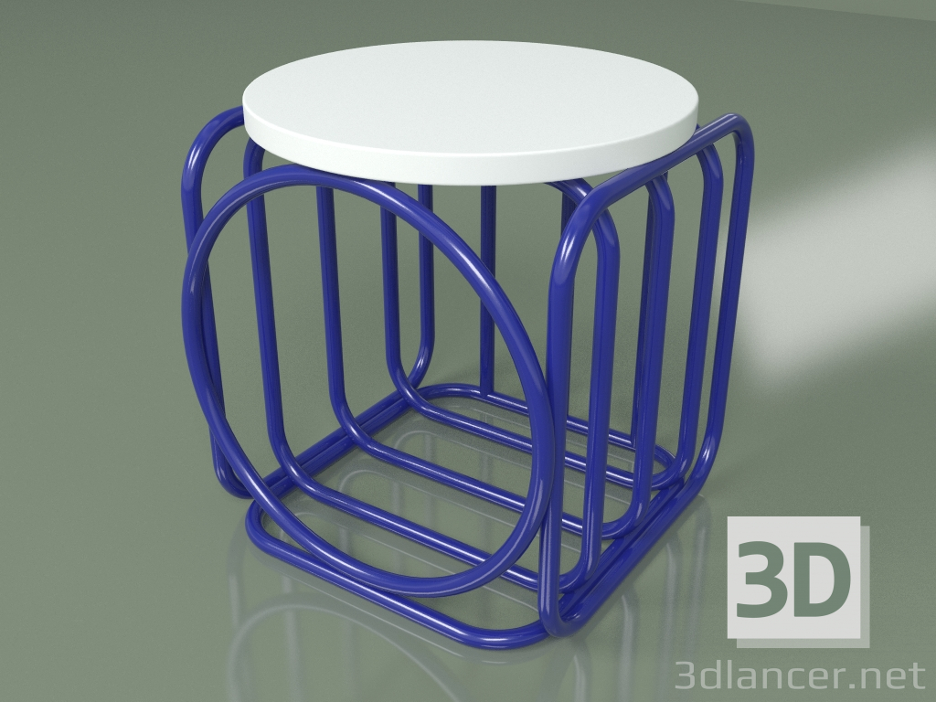 modello 3D Tavolino di Varya Schuka (blu) - anteprima