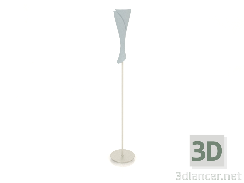 3d model Lámpara de pie (0775) - vista previa