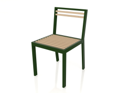 Chaise de salle à manger (Vert bouteille)