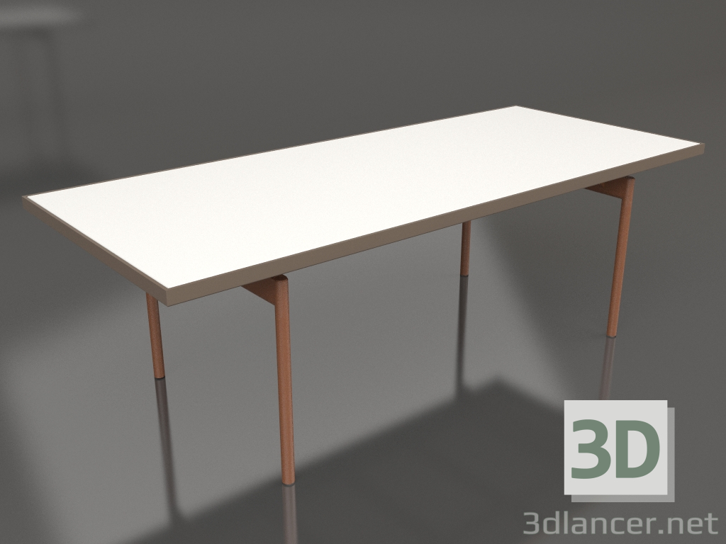 3d модель Стіл обідній (Bronze, DEKTON Zenith) – превью