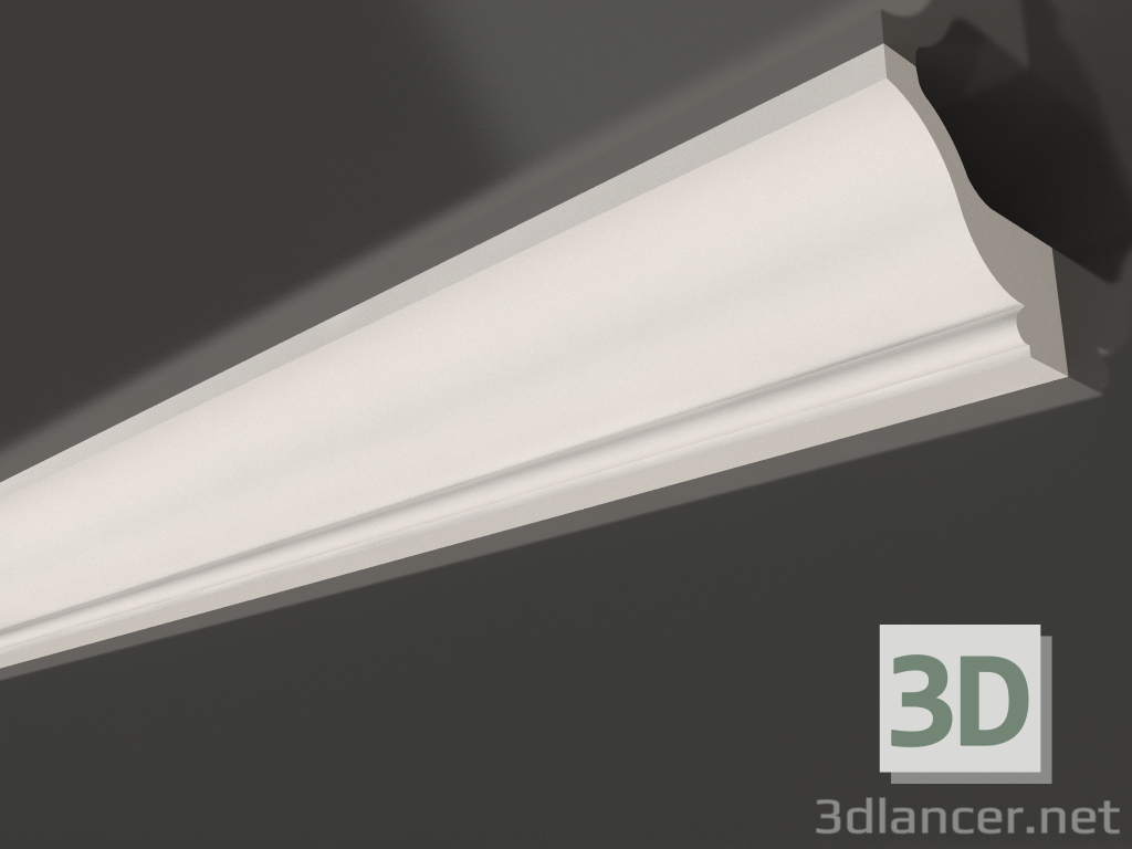 modèle 3D Corniche de plafond en plâtre lisse KG 026 (70х82) - preview