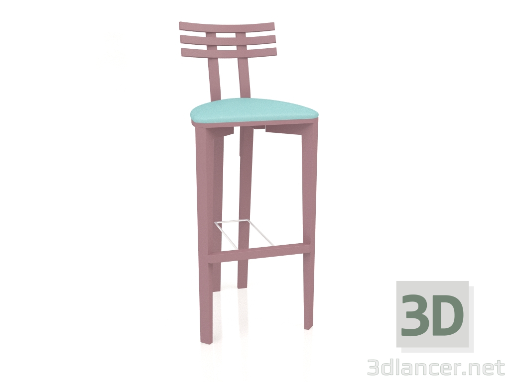 3d model Orient bar stool (option 2) - preview