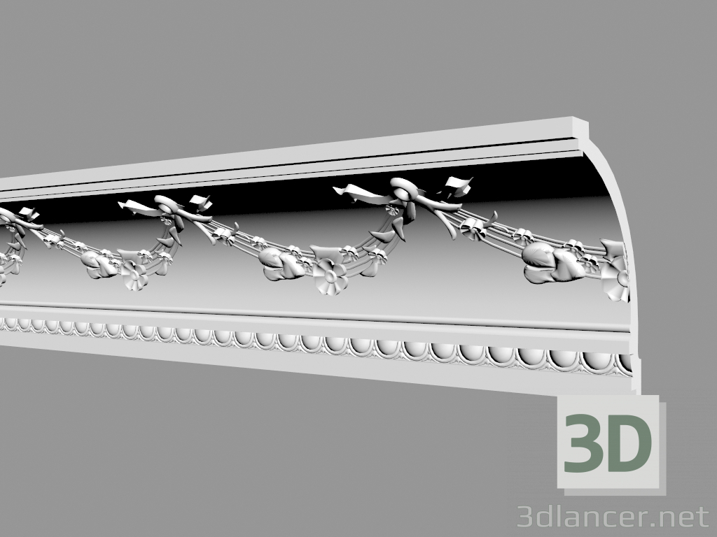 Modelo 3d Cornija C102 - preview