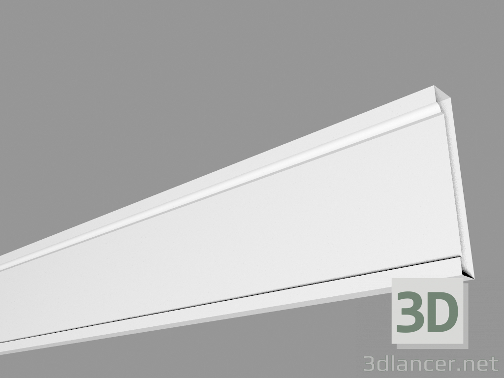 modello 3D Fronte anteriore di Eaves (FK46NA) - anteprima