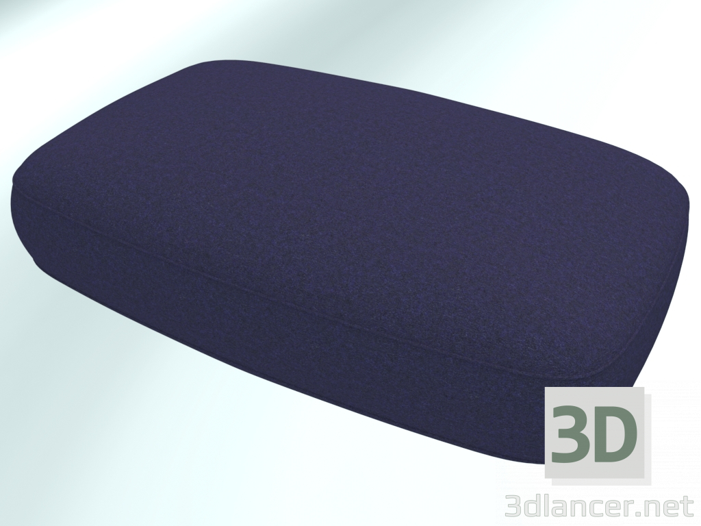 3d model Almohada decorativa rectangular OORT (40X25) - vista previa