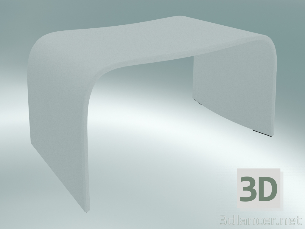 modèle 3D Ottoman LAND Ottoman (1050-00, blanc) - preview