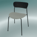 modello 3D Chair Pavilion (AV3, H 76cm, 50x52.5cm, Rovere tinto nero, Balder 612) - anteprima