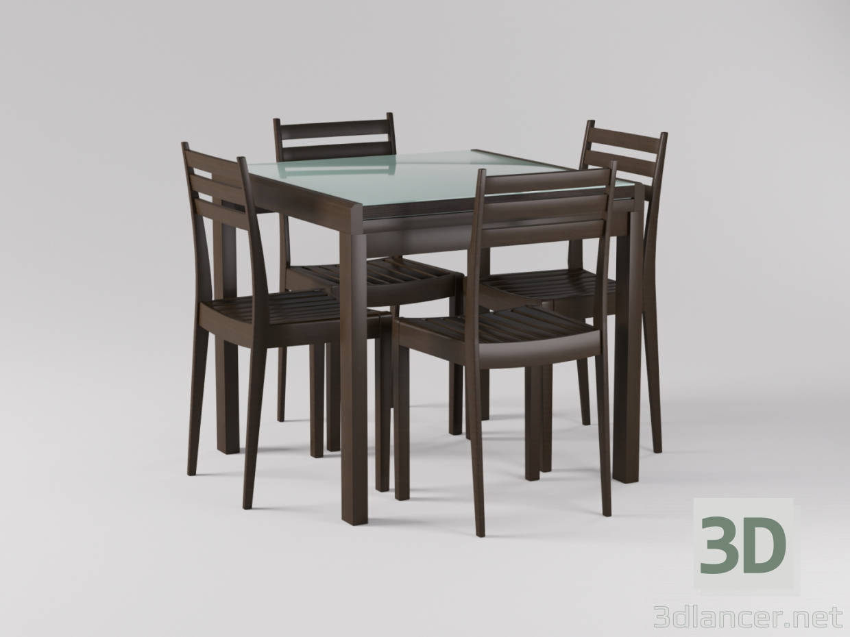 Comedor 3D modelo Compro - render