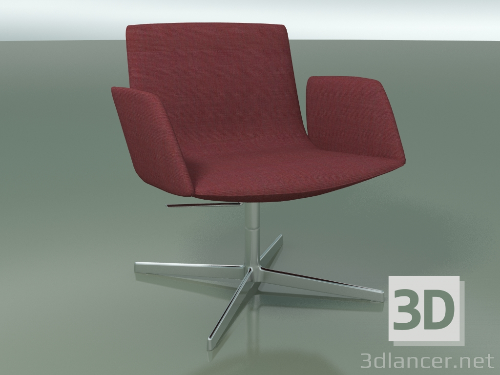 3d model Chair for rest 4915BR (4 legs, with soft armrests) - preview