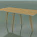 Modelo 3d Mesa retangular 3504 (H 74 - 160x80 cm, M02, carvalho natural, opção 1) - preview