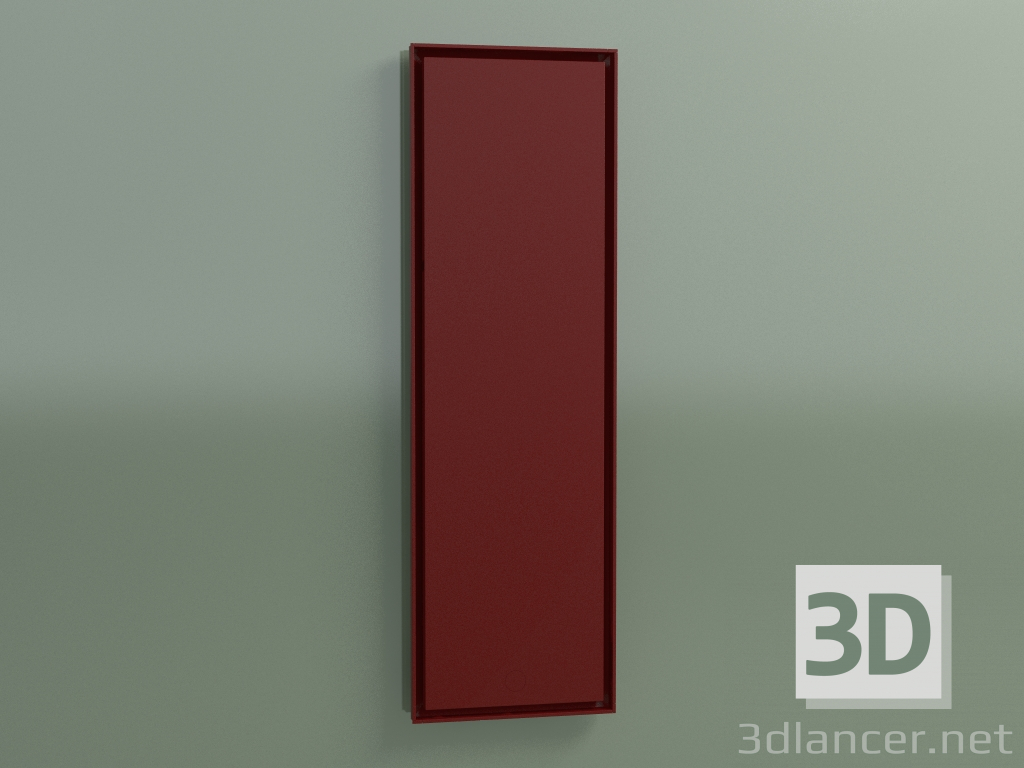 3d model Frontal del radiador (1600x500, Claret - RAL 3003) - vista previa