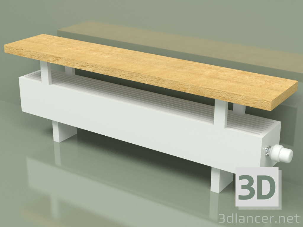 3d model Convector - Aura Bench (140x1000x146, RAL 9016) - preview