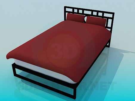 Modelo 3d Cama - preview