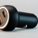 3d USB car charger model buy - render