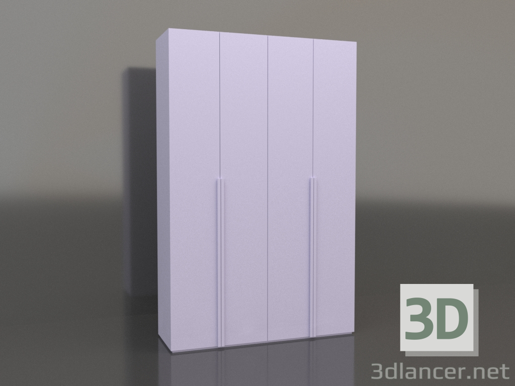 3d модель Шафа MW 02 paint (1800х600х2800, lilac) – превью