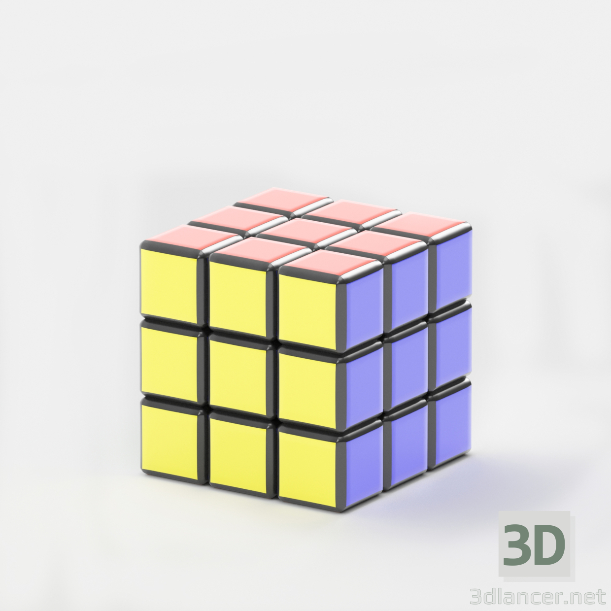 3D Modell Zauberwürfel - Vorschau