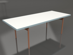 Table à manger (Bleu gris, DEKTON Zenith)