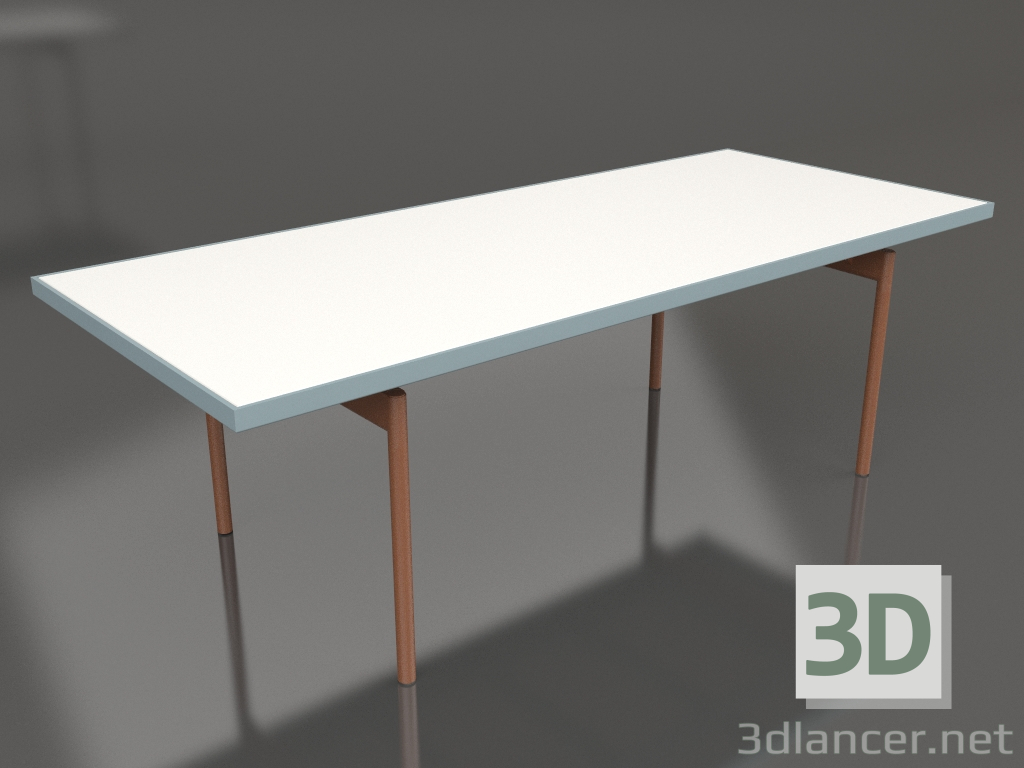 modèle 3D Table à manger (Bleu gris, DEKTON Zenith) - preview