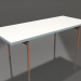 3d model Mesa de comedor (Gris azul, DEKTON Zenith) - vista previa