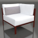 3d model Sofa module, section 6 (Wine red) - preview