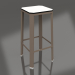 Modelo 3d Banqueta alta (Bronze) - preview