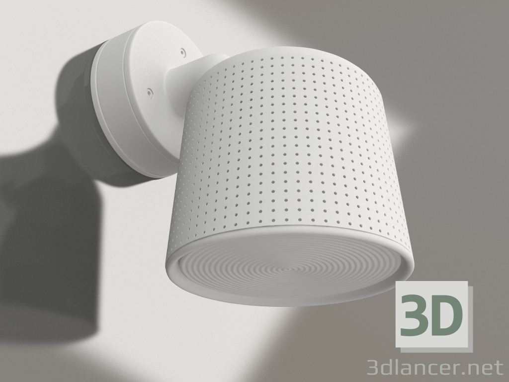 3d model Foco de pared para la calle VIPP551 (blanco) - vista previa